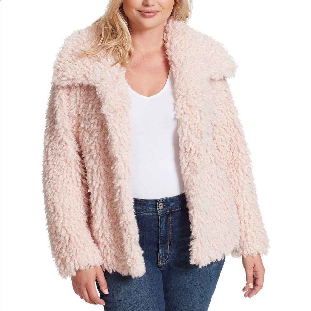 Jessica Simpson Fur jacket